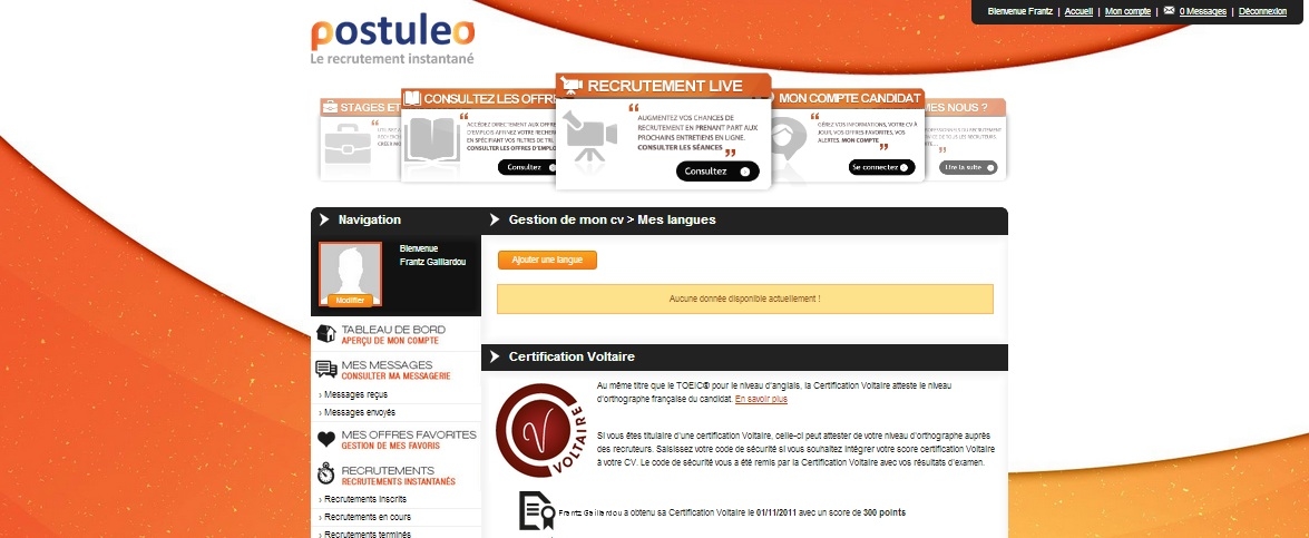 avantages d'un cv en ligne