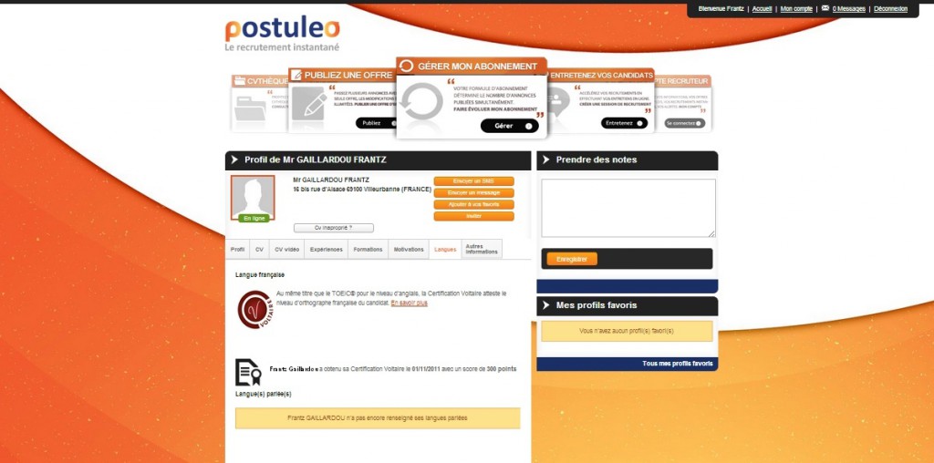 Postuleo, recrutez en ligne