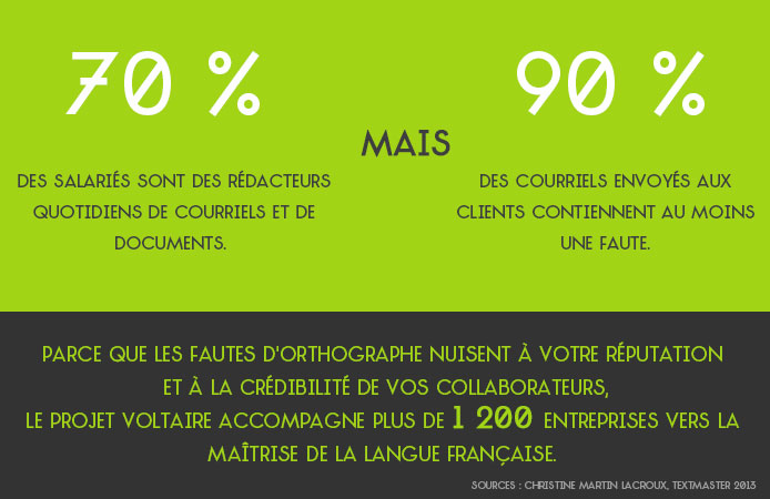 Slide 1 Projet Voltaire pour les entreprises