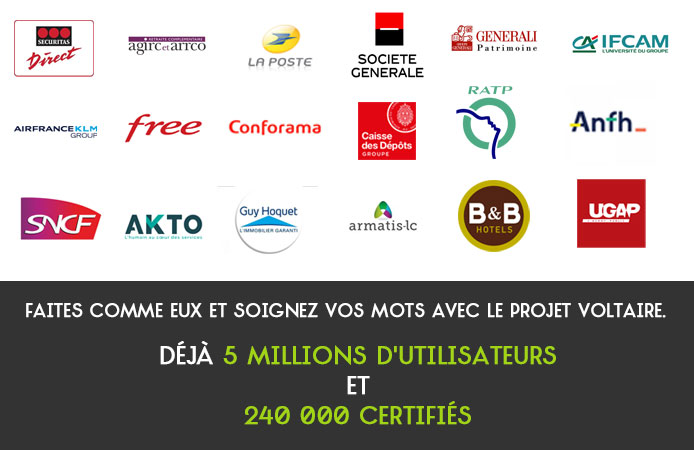 Slide 12 Projet Voltaire pour les entreprises