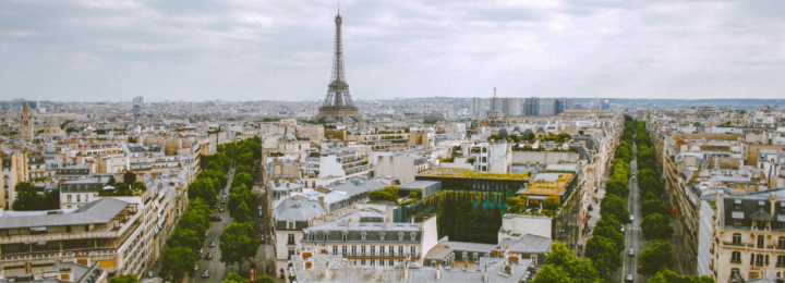 Vue panoramique de la ville de Paris.
